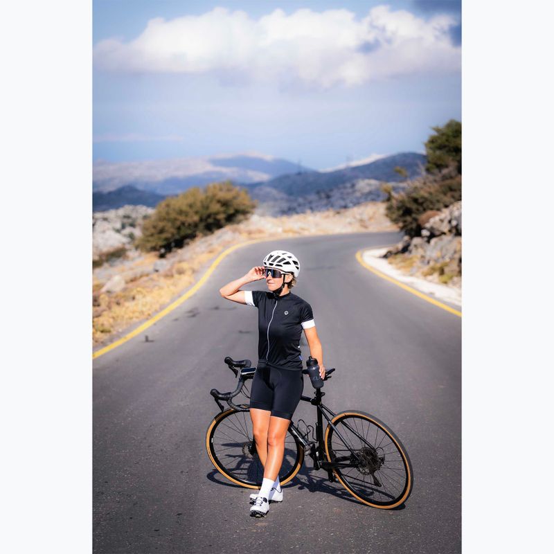 Women's cycling jersey Rogelli Modesta black /white 10