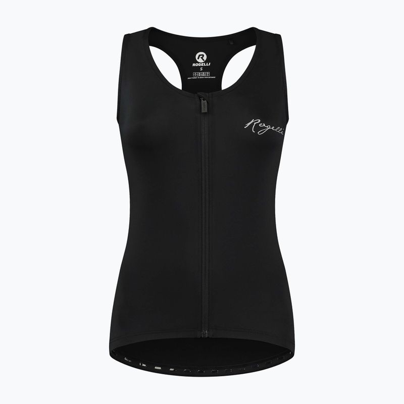 Women's cycling tank top Rogelli Abbey Tank Top black 3