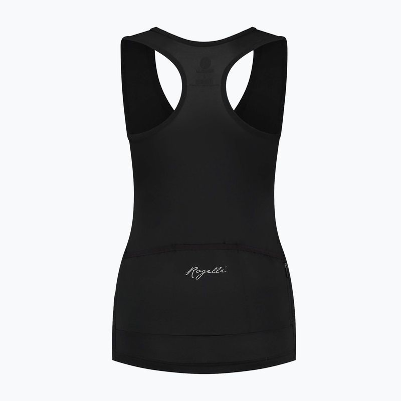 Women's cycling tank top Rogelli Abbey Tank Top black 4