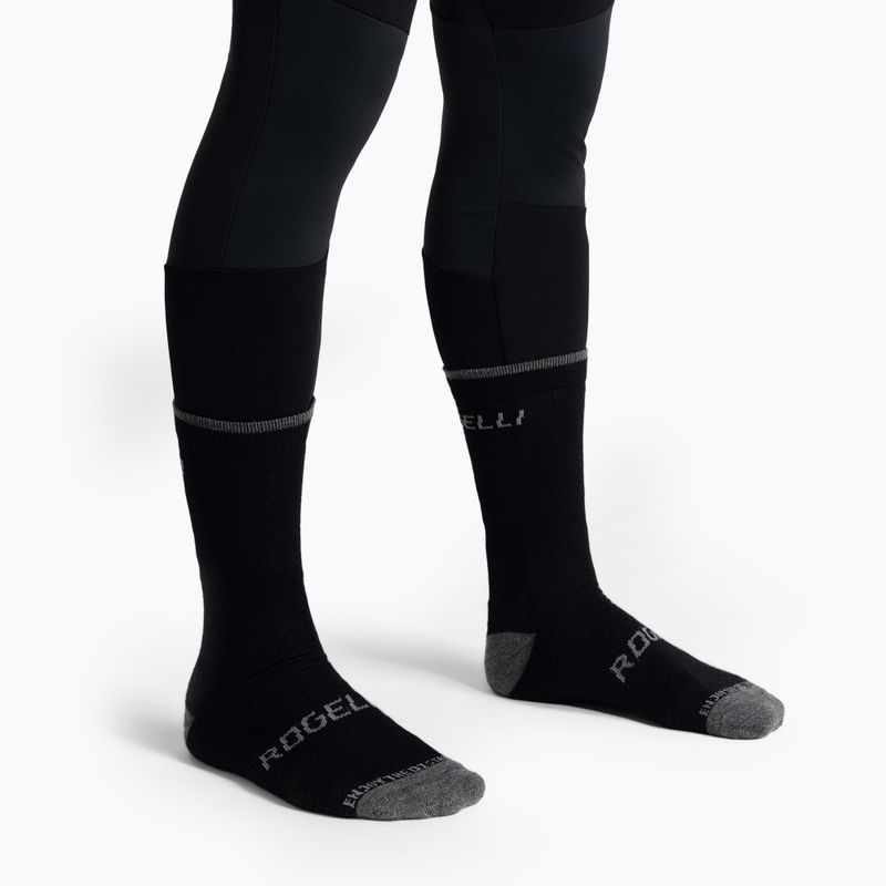 Rogelli Wool Wintersocks cycling socks black 2