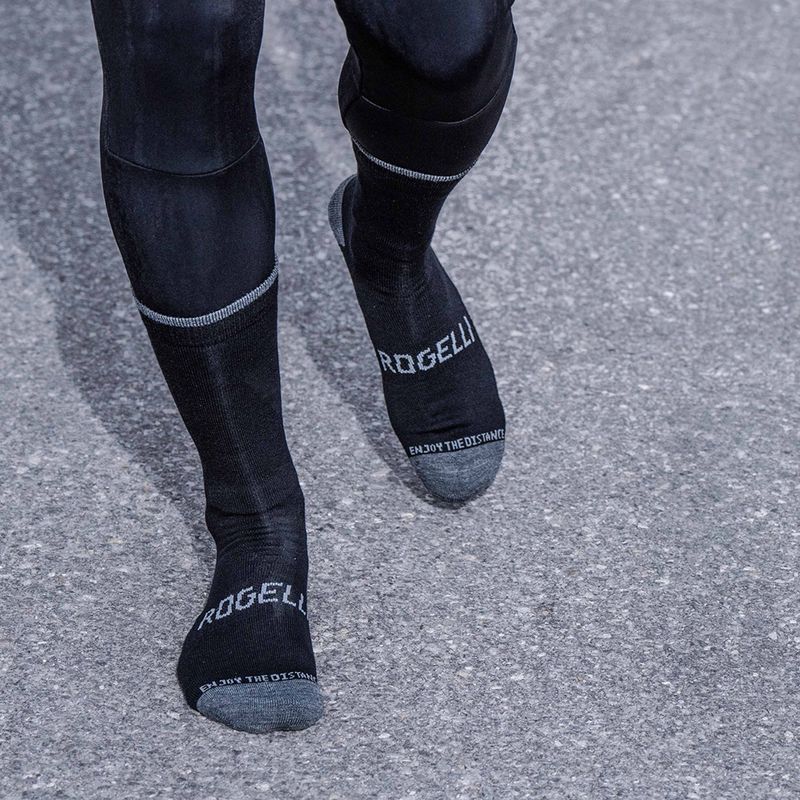 Rogelli Wool Wintersocks cycling socks black 4