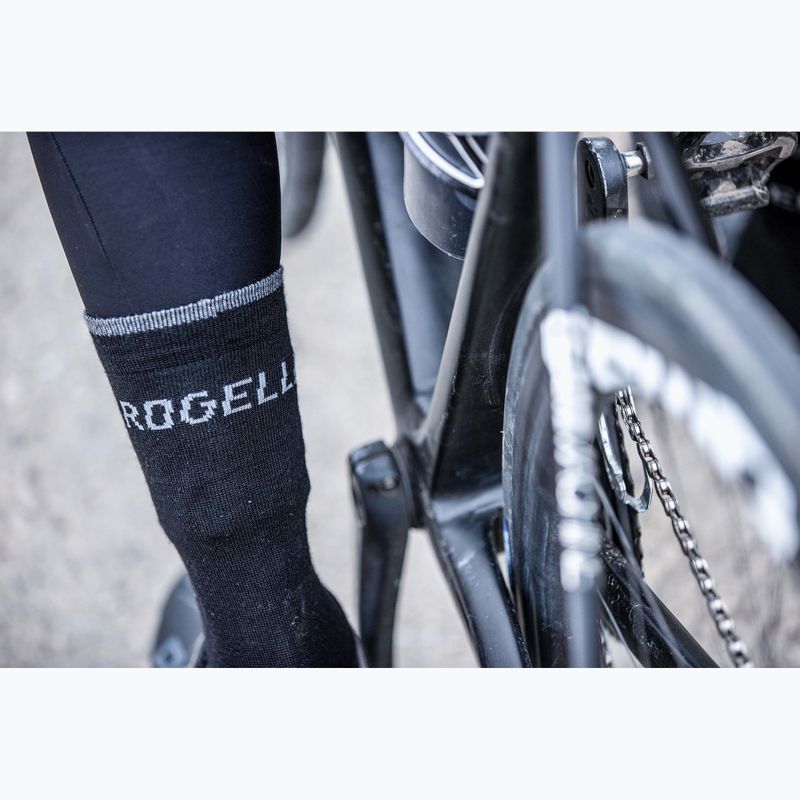 Rogelli Wool Wintersocks cycling socks black 5