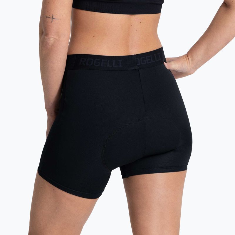 Women's cycling boxers Rogelli Boxer black 4