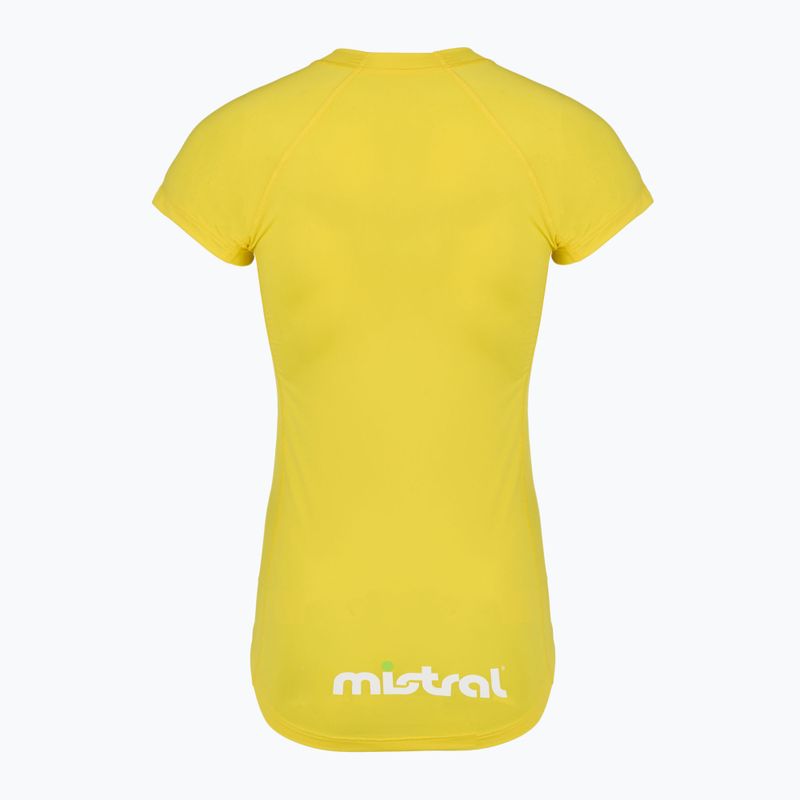 Women's swim shirt Mistral Miami Lycra yellow 5