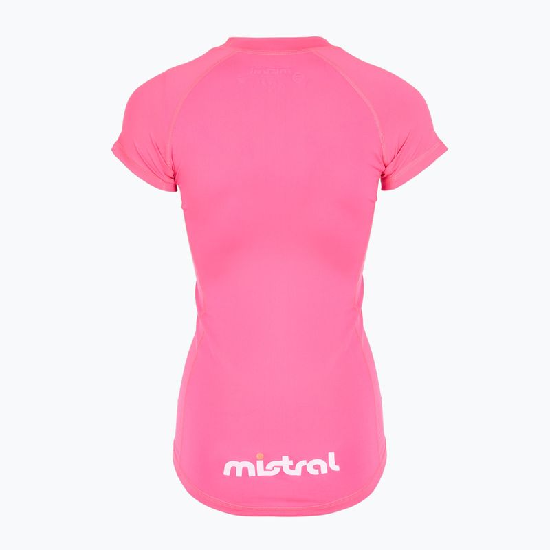 Women's swim shirt Mistral Miami Lycra pink flour 5