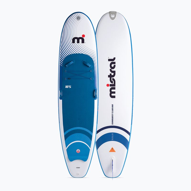 SUP Mistral Sunburst Club Air 10'5 blue/white board 2