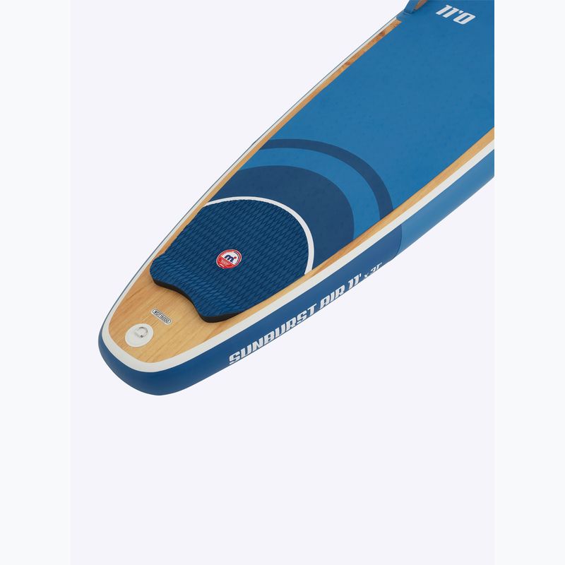 SUP Mistral Sunburst Air 11'0 Wood blue/white board 8