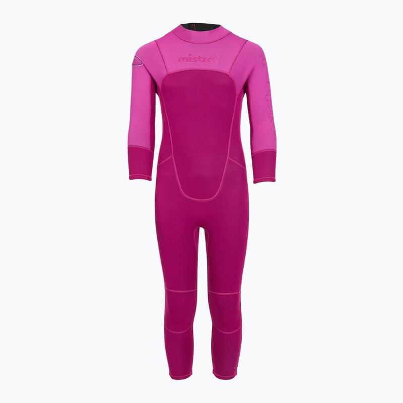 Children's swimming wetsuit Mistral Breeze 76 2,5/2mm Kids Suit pink 2