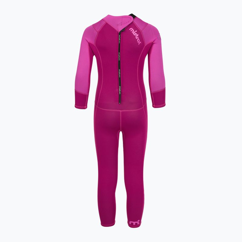 Children's swimming wetsuit Mistral Breeze 76 2,5/2mm Kids Suit pink 3