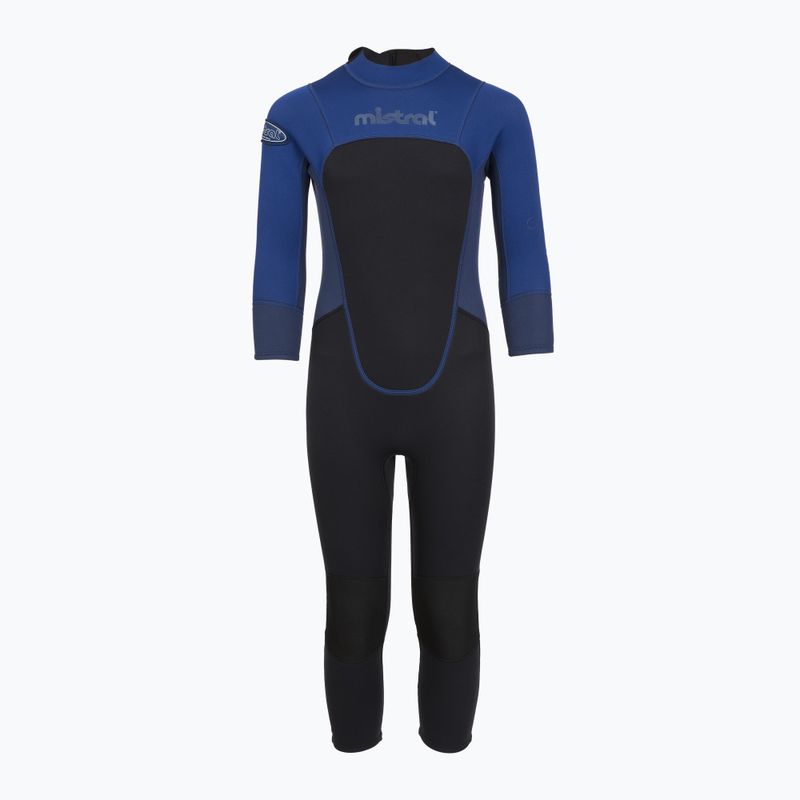 Children's swimming wetsuit Mistral Breeze 76 2,5/2mm Kids Suit black/blue 2