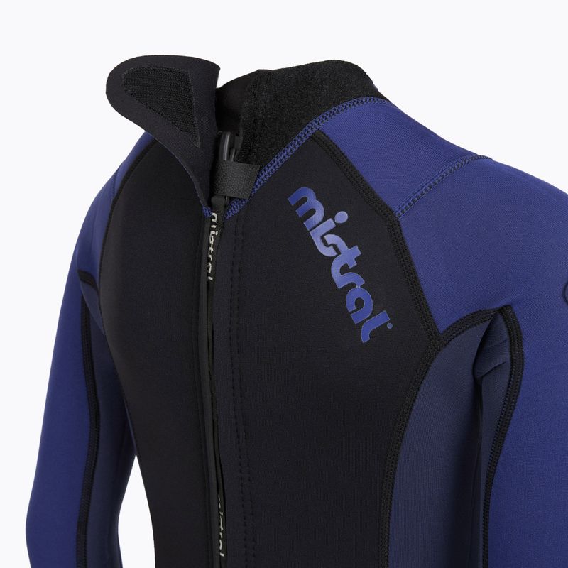Children's swimming wetsuit Mistral Breeze 76 2,5/2mm Kids Suit black/blue 6