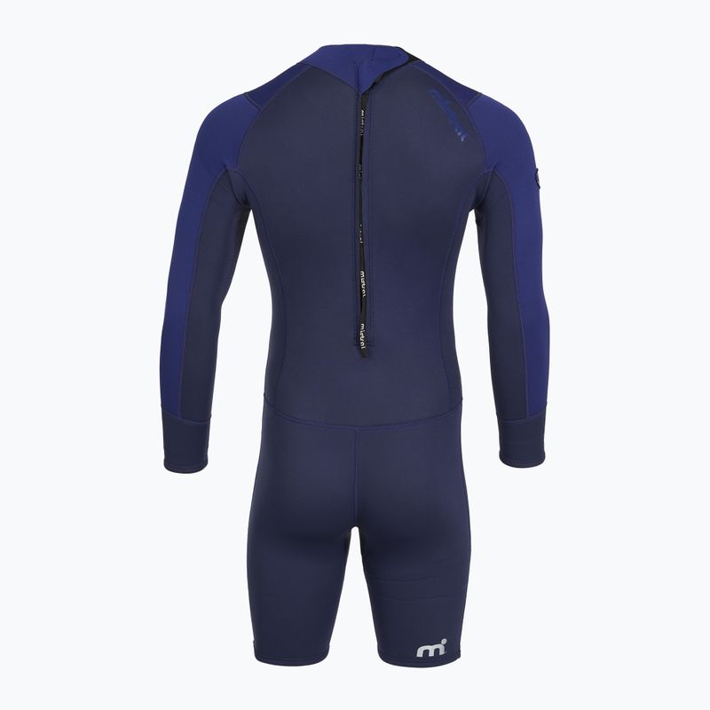Men's swimming wetsuit Mistral Breeze 76 2,5/2mm Shorty blue 3
