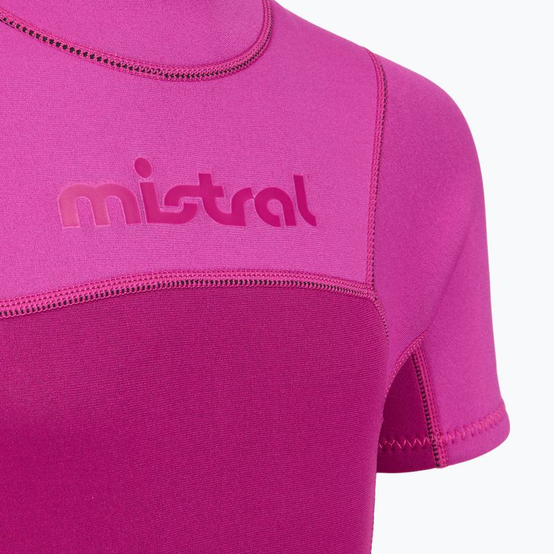 Children's swimming wetsuit Mistral Breeze 76 2,5/2mm Kids Shorty pink 4