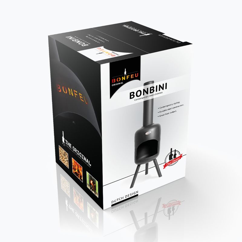 Outdoor fireplace BonFeu Bonbini black 6