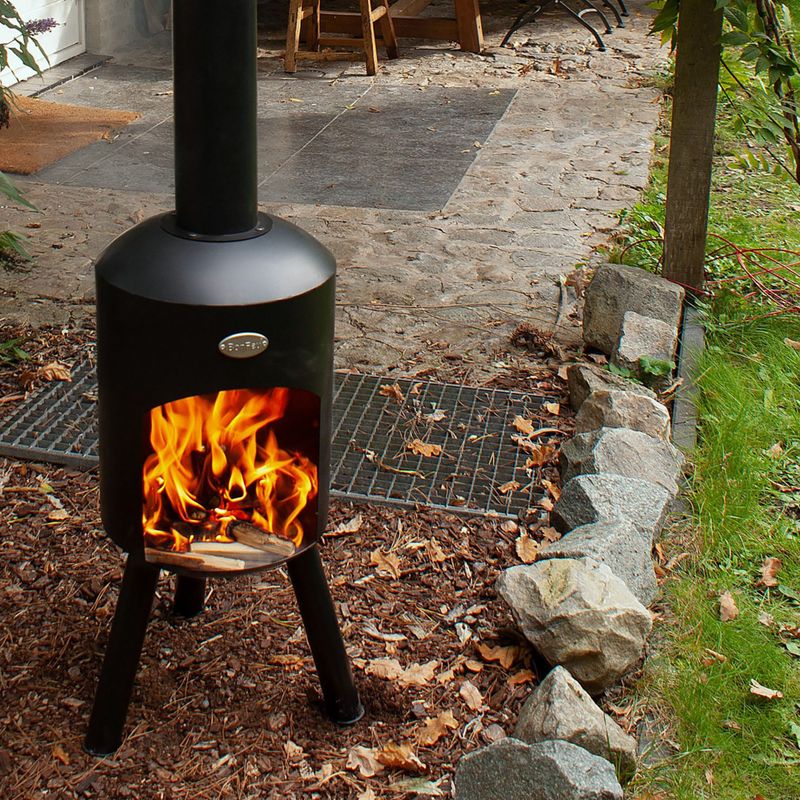 Outdoor fireplace BonFeu Bonbini black 8