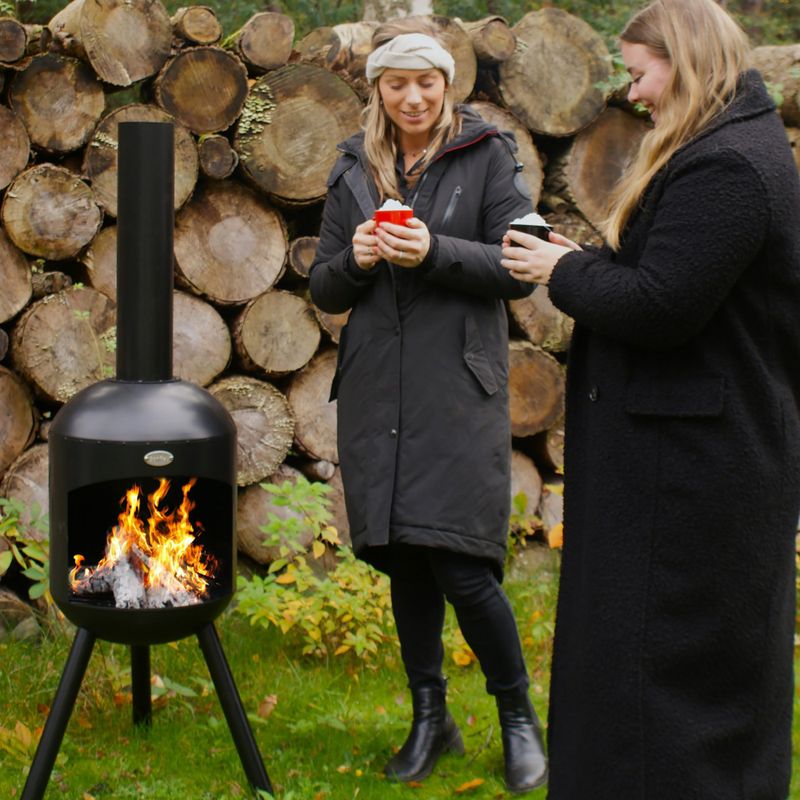 Outdoor fireplace BonFeu Bonselo black 11