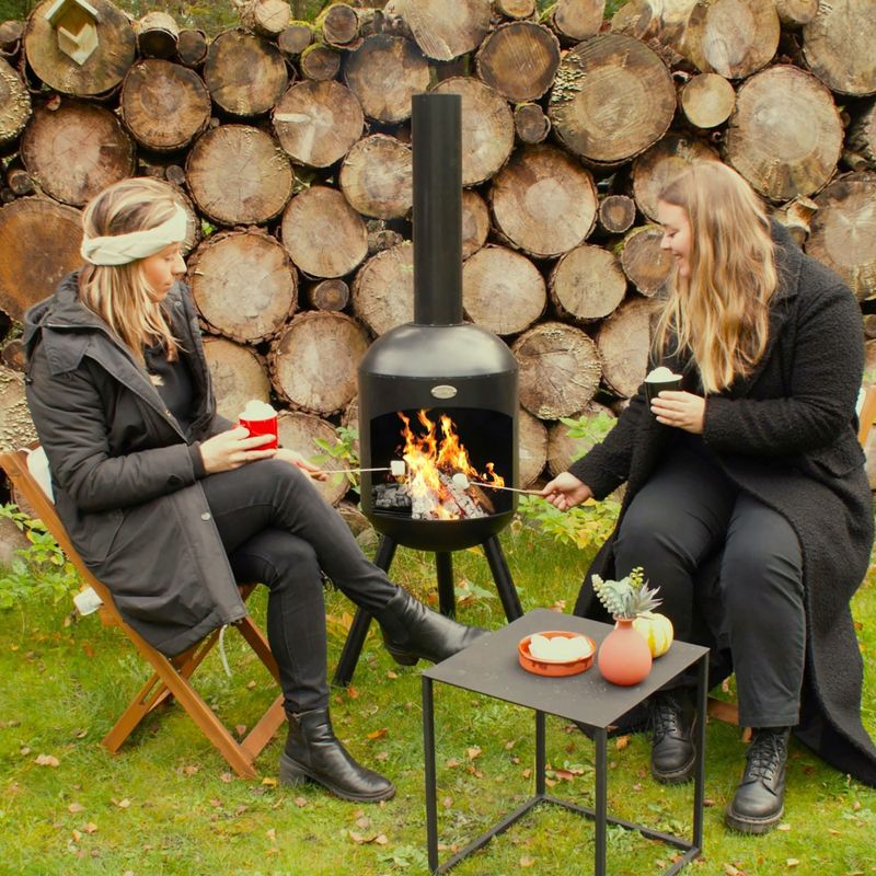 Outdoor fireplace BonFeu Bonselo black 13