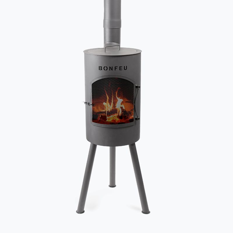 Outdoor fireplace BonFeu BonGiano SP black 2