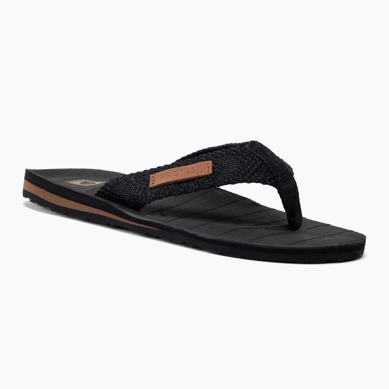 Men's Protest Haiti black flip flops P5790300