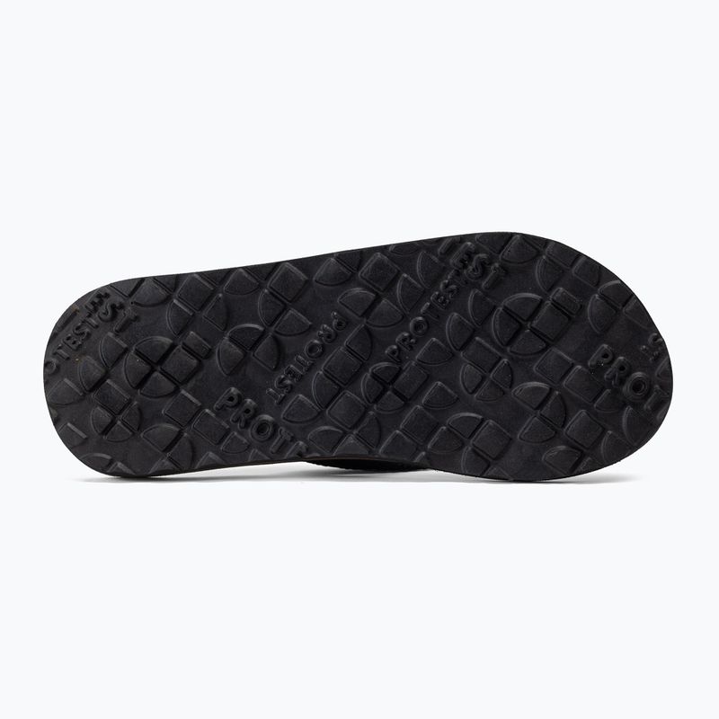 Men's Protest Haiti black flip flops P5790300 4