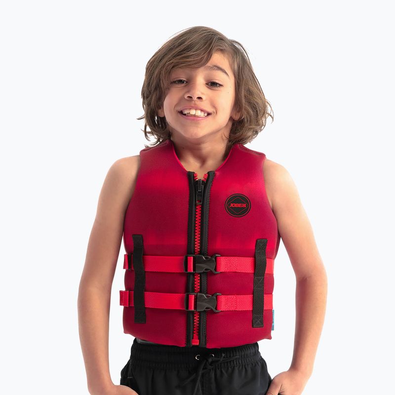 JOBE Neoprene children's belay waistcoat red 244921013