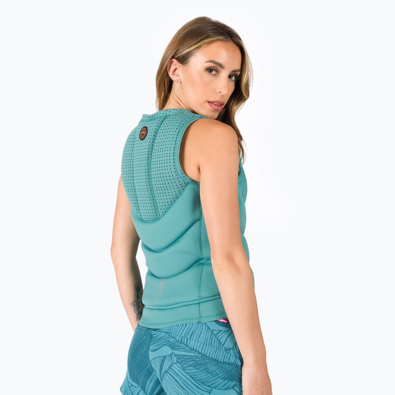 JOBE women's belay waistcoat Fragment green 244922007 3