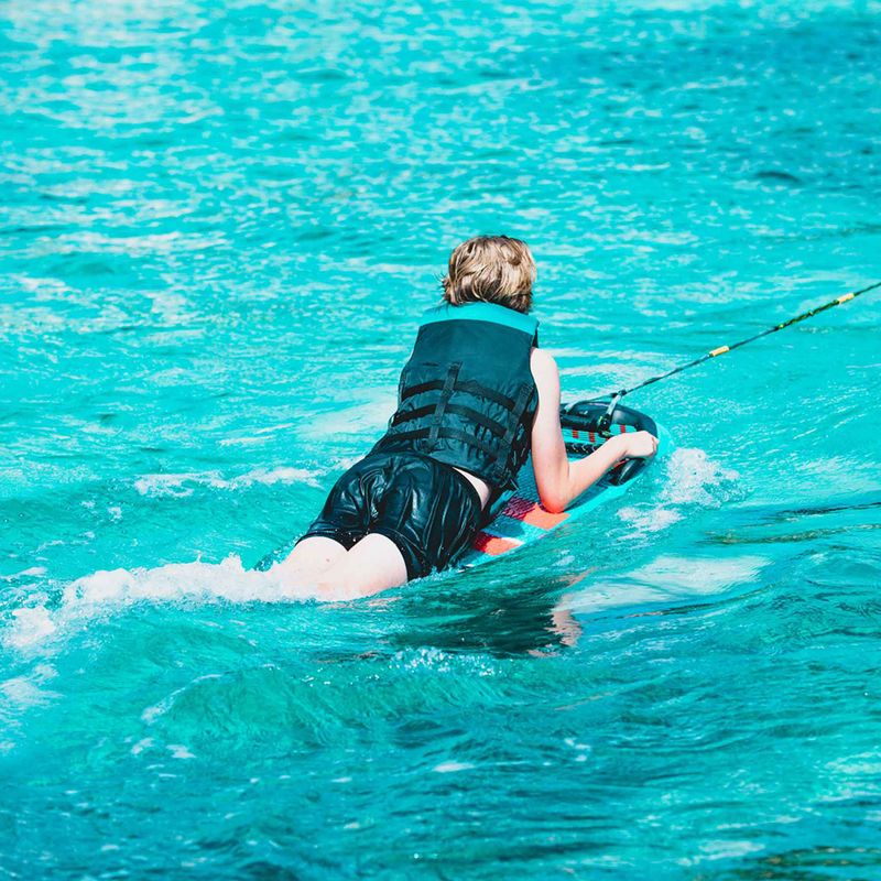 JOBE Stimmel + Tow Hook Handle Package blue 258822001 towing board behind a motorboat 13