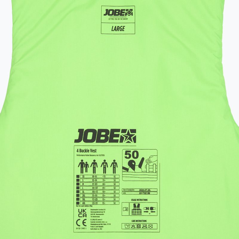JOBE 4 Buckle belay waistcoat lime 5