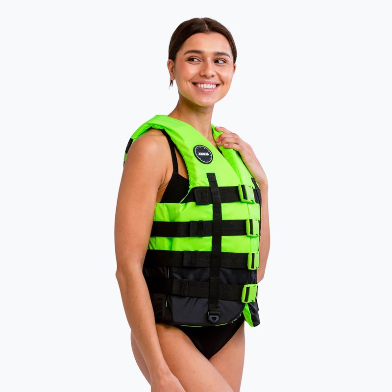JOBE 4 Buckle belay waistcoat lime 2
