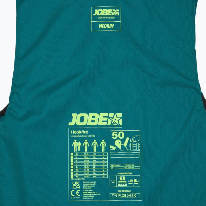 JOBE 4 Buckle teal belay waistcoat 5