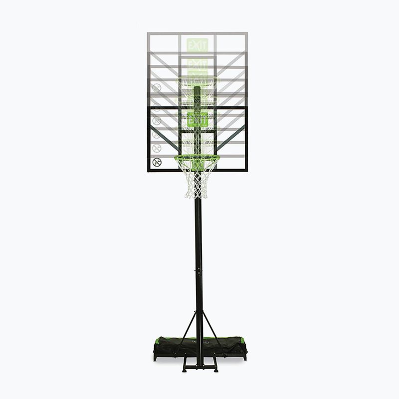 EXIT Comet portable basketball basket black-green 206 2