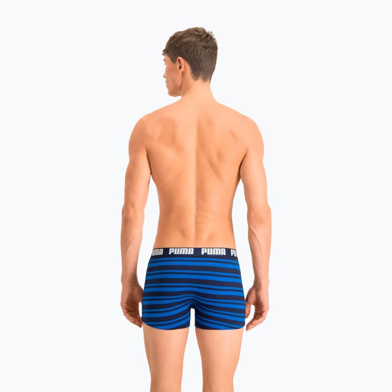 PUMA Heritage Stripe men's boxer shorts 2pc blue 4