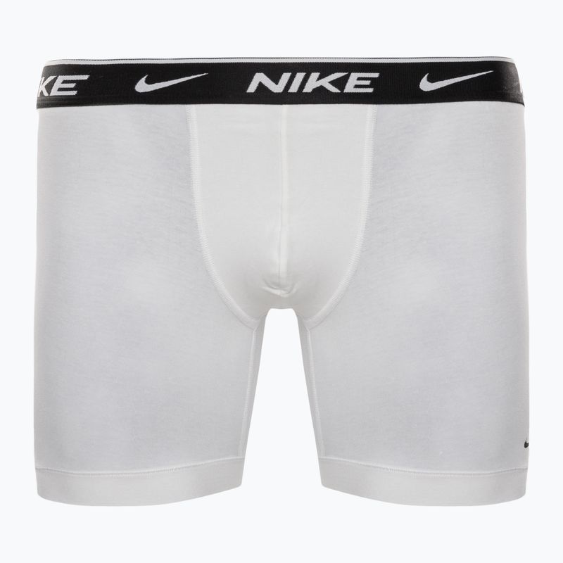 Men's Nike Everyday Cotton Stretch Boxer Brief 3Pk MP1 white/grey heather / black 8