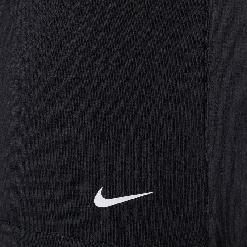 Men's training t-shirt Nike Everyday Cotton Stretch Crew Neck SS 2Pk 100 black 3