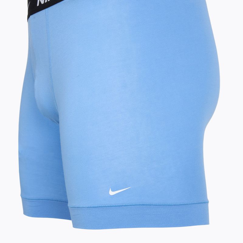 Men's boxers Nike Everyday Cotton Stretch 3 pairs swoosh print/grey/university blue 6