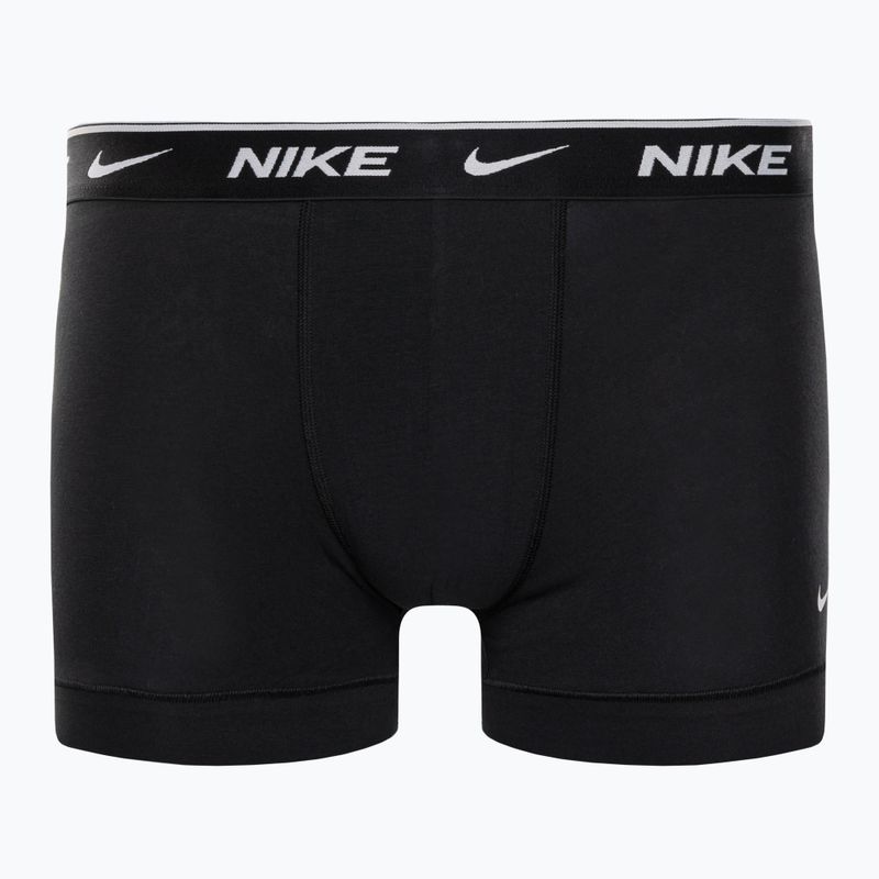 Men's boxer shorts Nike Everyday Cotton Stretch Trunk 2Pk IEV black