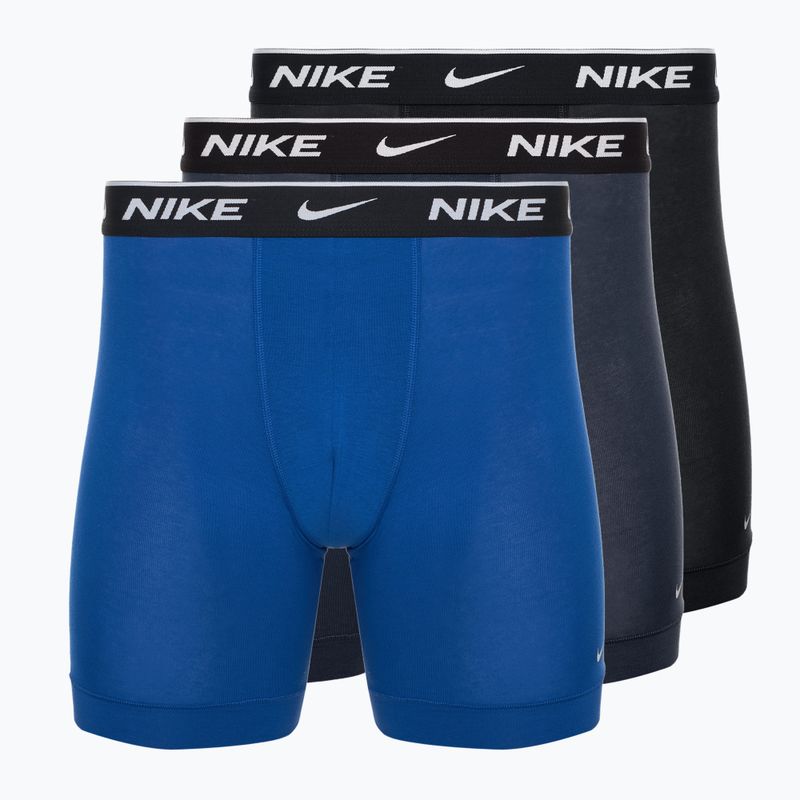 Nike Everyday Cotton Stretch men's boxer shorts 3 pairs obsidian/game royal/black