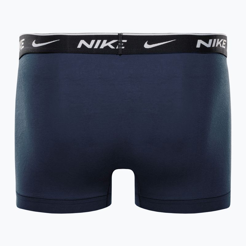 Men's boxer shorts Nike Everyday Cotton Stretch Trunk 3Pk UB1 obsidian / game royal / black 6