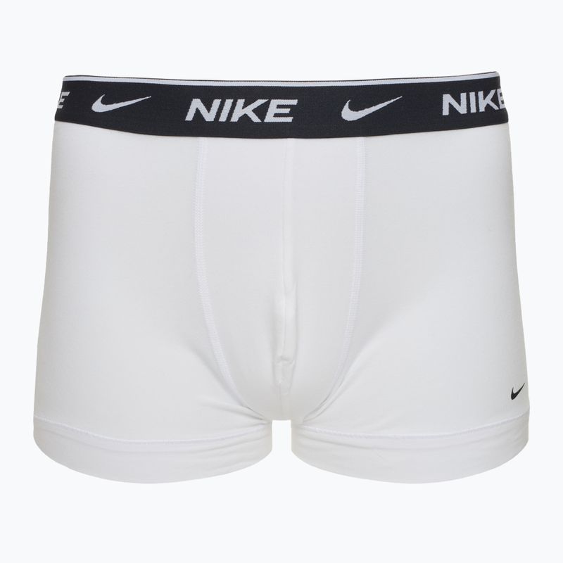 Men's boxer shorts Nike Everyday Cotton Stretch Trunk 3 pairs white/grey heather/black 4