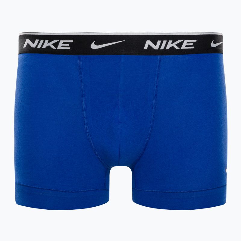 Men's boxer shorts Nike Everyday Cotton Stretch Trunk 2Pk IEV obsidian/game royal 2