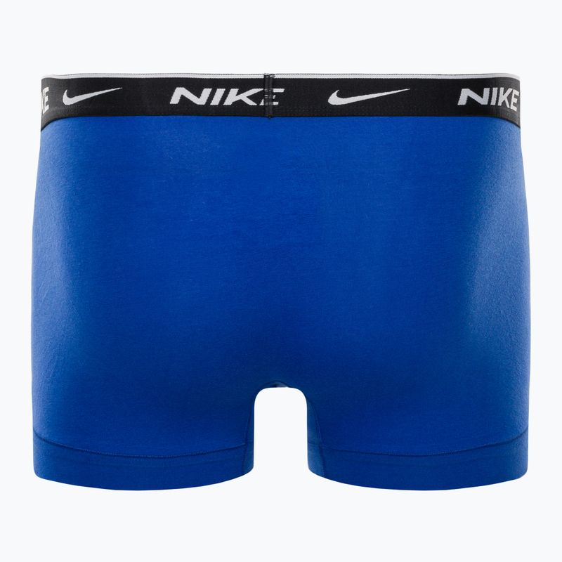 Men's boxer shorts Nike Everyday Cotton Stretch Trunk 2Pk IEV obsidian/game royal 3