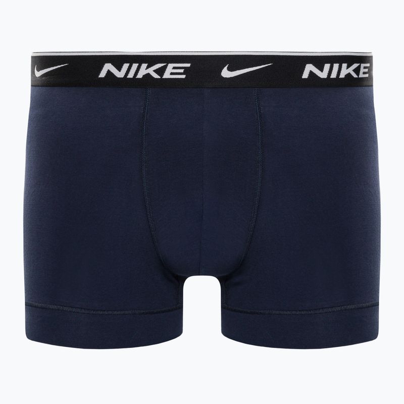 Men's boxer shorts Nike Everyday Cotton Stretch Trunk 2Pk IEV obsidian/game royal 5