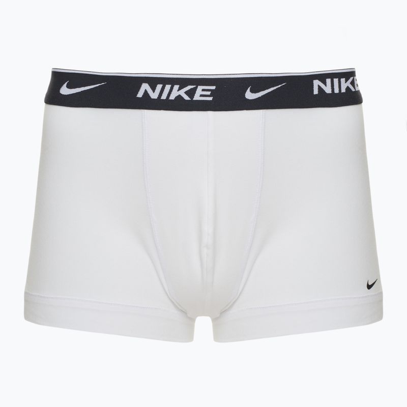 Men's boxer shorts Nike Everyday Cotton Stretch Trunk 3 pairs white 2