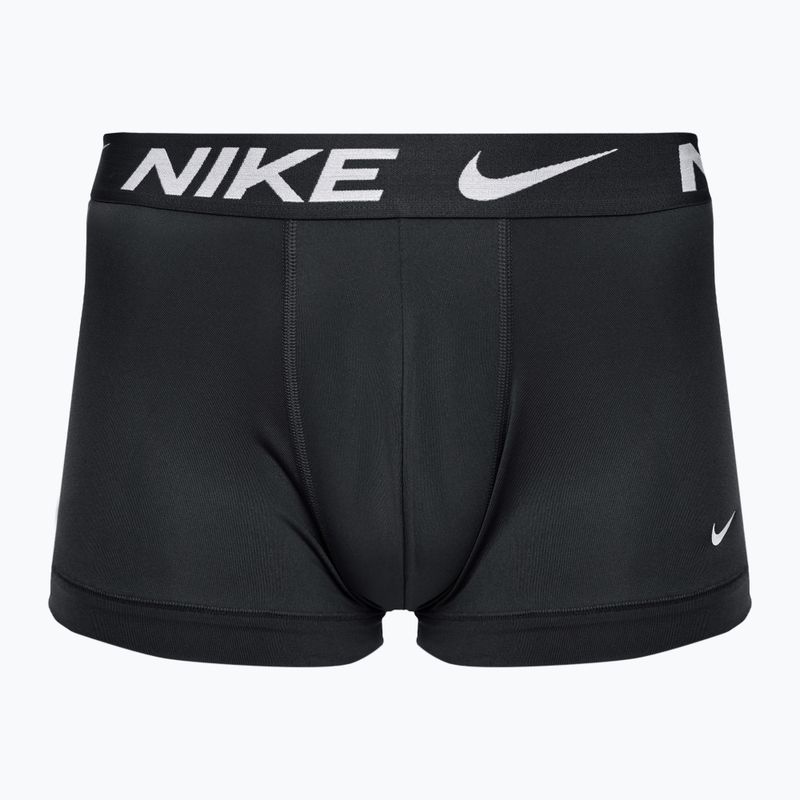 Nike Dri-Fit Essential men's boxer shorts 3 pairs nike logo print/cool grey/black 2