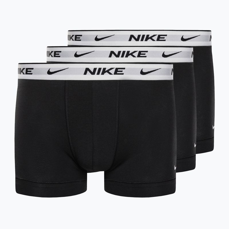 Men's boxer shorts Nike Everyday Cotton Stretch Trunk 3Pk UB1 black/white wb