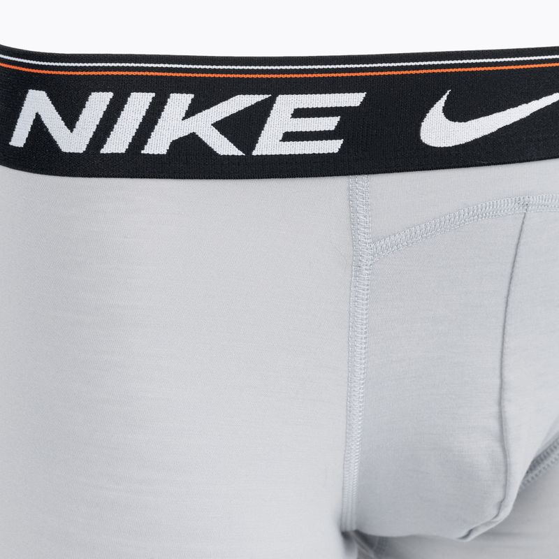 Men's boxer shorts Nike Dri-FIT Ultra Comfort Trunk 3 pairs grey/orange 4