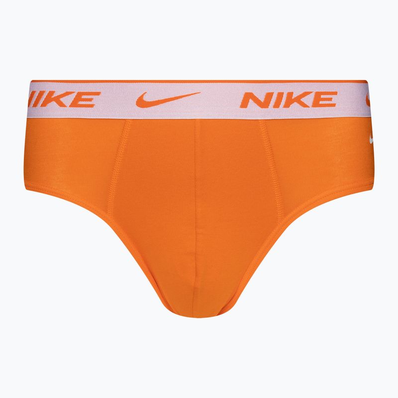 Men's Nike Everyday Cotton Stretch Brief 3 pairs blue/red/orange 2