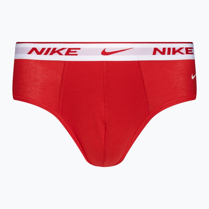 Men's Nike Everyday Cotton Stretch Brief 3 pairs blue/red/orange 3