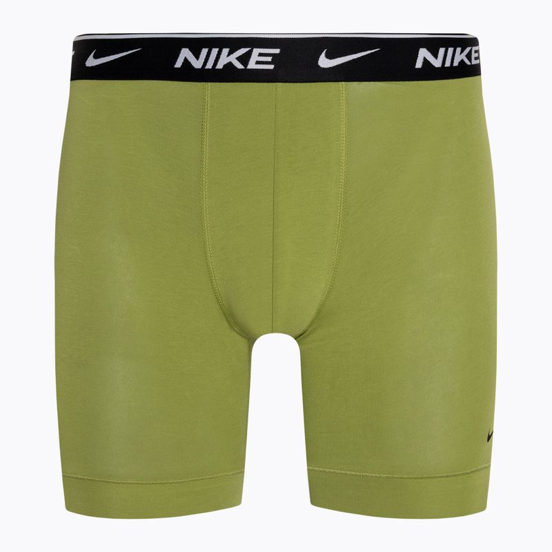 Men's Nike Everyday Cotton Stretch Boxer Brief 3 pairs pear/heather grey/black 2