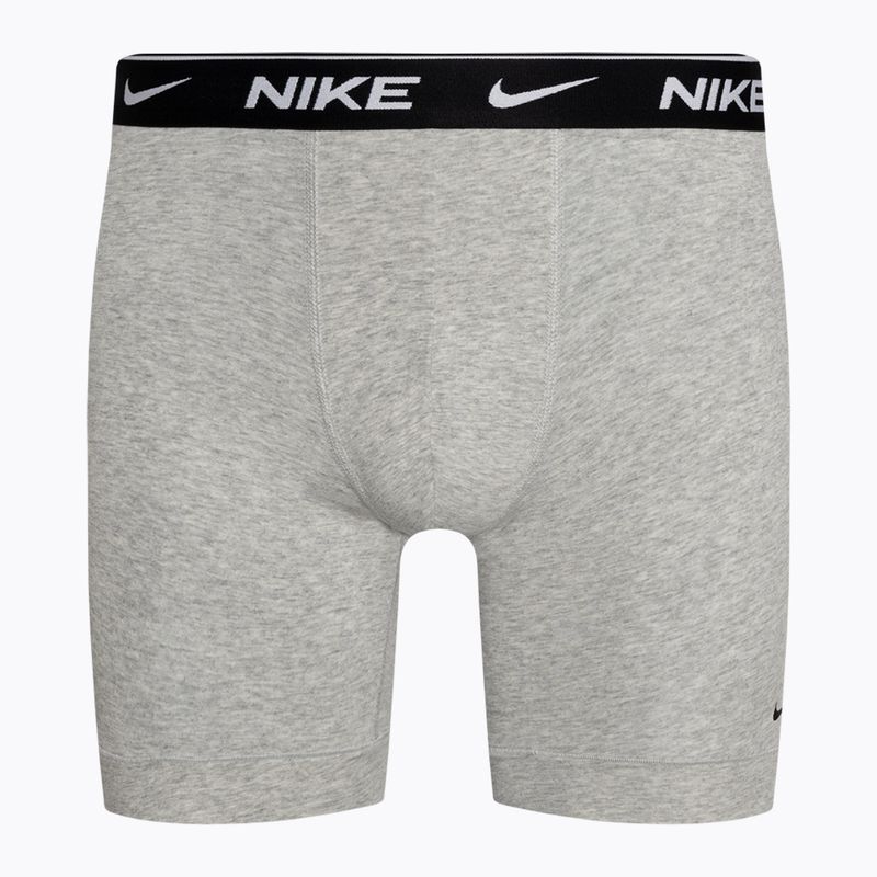 Men's Nike Everyday Cotton Stretch Boxer Brief 3 pairs pear/heather grey/black 3